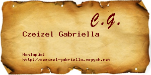 Czeizel Gabriella névjegykártya